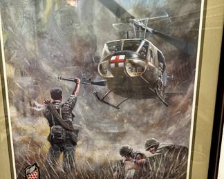 “Dust off” limited Print by Joe Kline
One of many Items of the Vietnam War