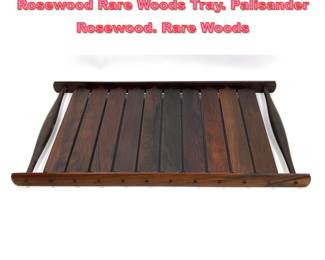 Lot 1508 Jens Quistgaard Dansk Rosewood Rare Woods Tray. Palisander Rosewood. Rare Woods