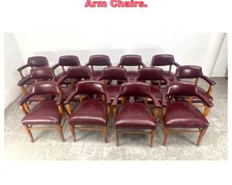 Lot 1746 Set 14 Shelby Williams Industries Arm Chairs. 