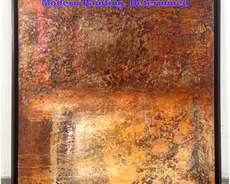 Lot 930 Penny Benjamin Peterson Abstract Modern Painting. Determined