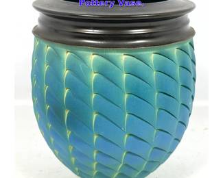 Lot 755 James Spiroff Studio Art Pottery Vase.