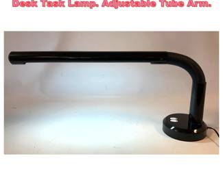 Lot 1413 Mid Century Goose Neck Table Desk Task Lamp. Adjustable Tube Arm. 