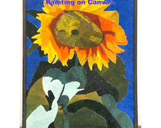 Lot 1120 HORNYANSZKY Abstract Modern Painting on Canvas.