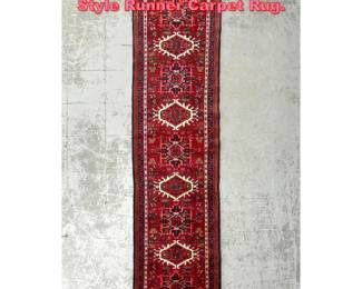 Lot 1214 2 4 X 10 1 Handmade Gharajeh Style Runner Carpet Rug. 