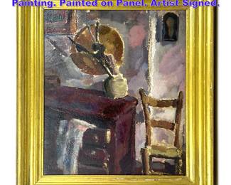 Lot 660 VINCENT BRENNAN Still Life Painting. Painted on Panel. Artist Signed.