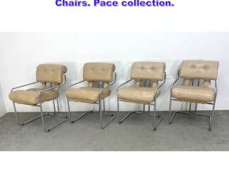 Lot 1031 Set 4 Guido Faleschini Mariani i4 Chairs. Pace collection.