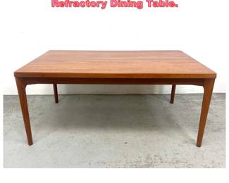 Lot 1373 Vejle Stole Danish Modern Teak Refractory Dining Table. 