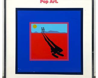 Lot 1226 Ernest Trova Serigraph Print Pop Art.