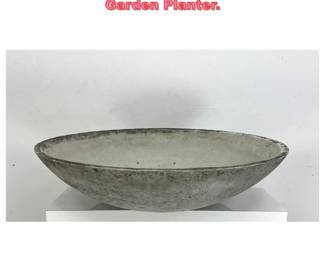 Lot 1693 Large Willy Guhl Low Bowl Garden Planter. 