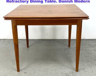 Lot 1032 Skovmand and Andersen Square Refractory Dining Table. Danish Modern