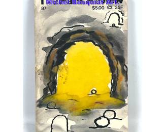 Lot 794 Spring 1983 Paris Review with JeanMichel Basquiat Art.