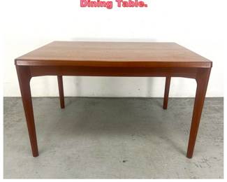 Lot 1368 Danish Modern Teak Dining Table. 