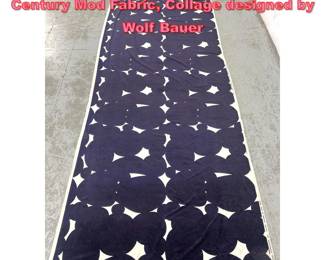 Lot 1721 Bolt of Knoll International Mid Century Mod Fabric, Collage designed by Wolf Bauer