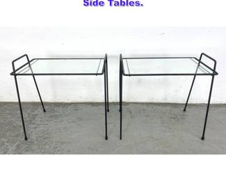Lot 911 Pair Weinberg Style Stacking Side Tables.