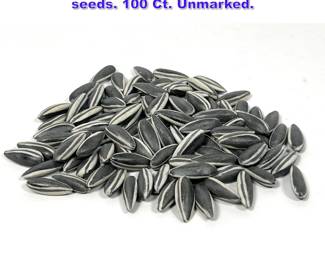 Lot 784 AI WEI WEI porcelain sunflower seeds. 100 Ct. Unmarked.