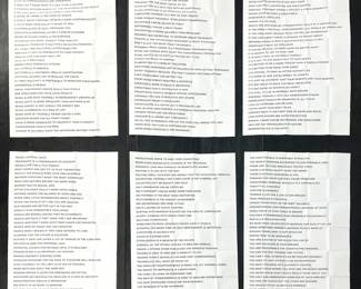 Lot 1122 Set 6 Jenny Holzer truisms posters
