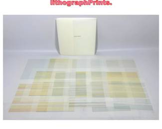 Lot 1307 Agnes Martin 15 vellum offset lithographPrints. 