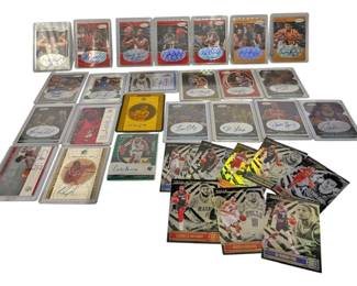 Signed Basketball Cards With Holo Cards 