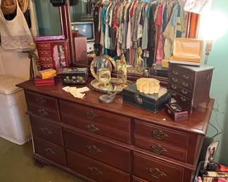 Young Kimble Cherry Double Dresser