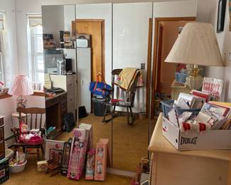 Set of 3 Mirrored Armoires 