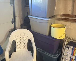 Storage Bins & Stackable Chairs 