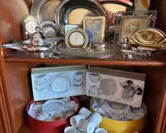 Silverplate & New Demitasse Sets 