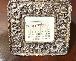 Rare Kirk Sterling Perpetual Calendar