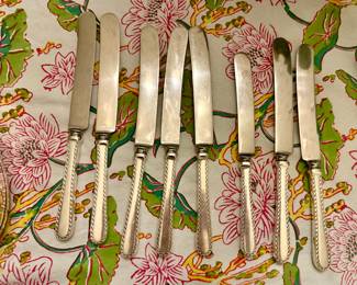 Kirk & Sons Sterling Knives (part of flatware set for 10)