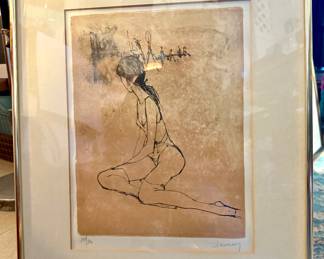 Original Lithograph by Jean Jansem (French, 1920-2013)
