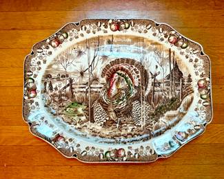 Large Johnson Bros. English Turkey Platter