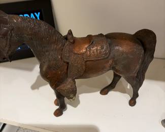 Cast metal door stop