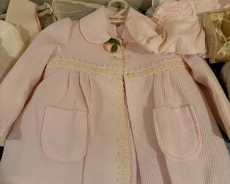 Vintage baby clothes and shoes 