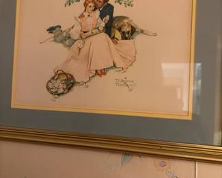 Second, Norman Rockwell print