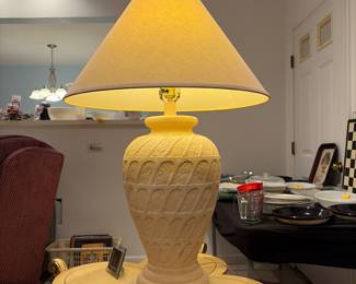 Mcm end table and lamon