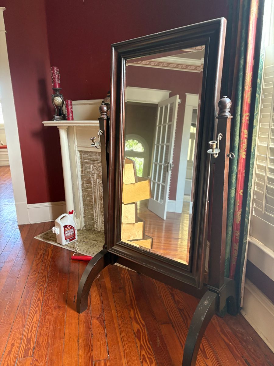 Empire style Chevel mirror part of the set. Will sell separately
