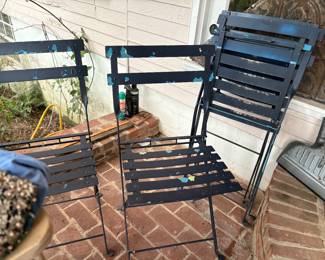 Set of 4. They are substantial and very nice folding. And heavy
