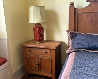 Nice pine bedroom sets heavy solid. 