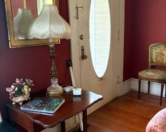 Small mahogany drop leaf  $50