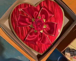 The candy is long gone, but this delightful Valentine box remains. 
