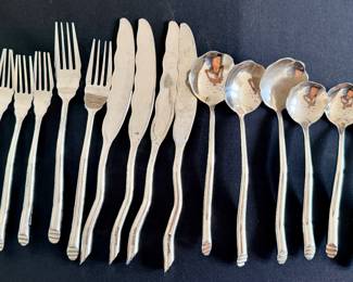 Izabel Lam modernist flatware (partial set)