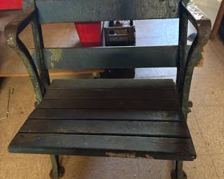 #19 Original New York Yankees Stadium Seat 1930s