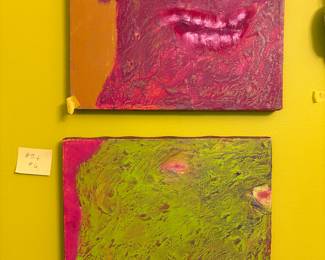"Pink and Green Monster" by Lois Ordway