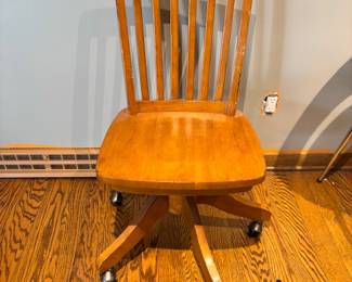 Wood Office Chair