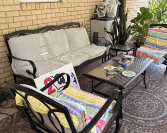 Good Condition Outdoor Couch, Chair and table  