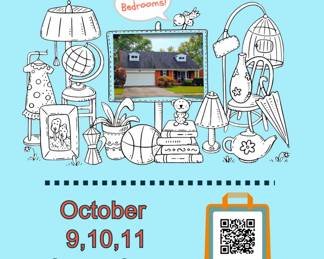Scan QR code for video tour of sale goodies!