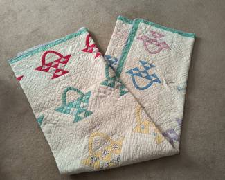 Early handmade quilt 