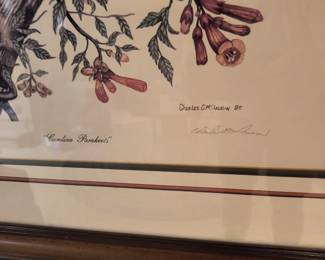 Charles G McLaurin signed print