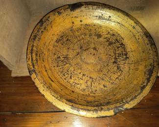 Alamance county yellow dirt dish 