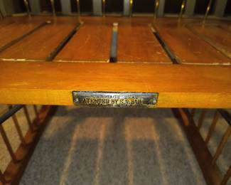 Tag on wagon bench 
