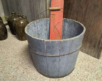 Nice wooden bucket
